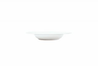 Syracuse China 22 oz Pasta Bowl w/ Reflections Pattern & Shape, Alumawhite Body