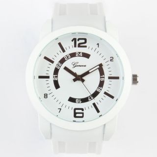 Oversized Number Watch White One Size For Men 237477150