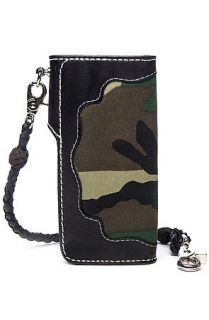 Holliday Wallet Thompson in Woodland Camo and Black
