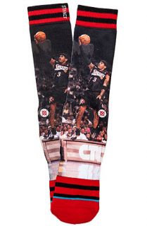 Stance Socks Socks NBA Legends Allen Iverson Socks in Black & Red