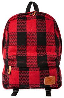 Vans Backpack Deana in Reinvent Plaid Red