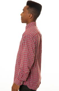BURIED ALIVE VINTAGE The Vintage Tommy Hilfiger Plaid Button Down in Red Plaid