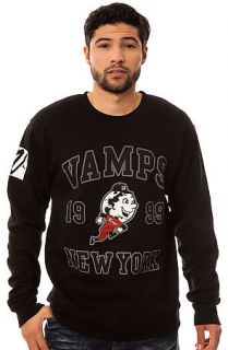 Vamp Life Sweatshirt Mr. Vamp Fleece in Black