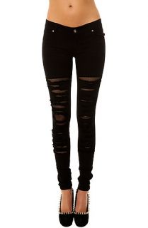 The Tripp NYC Jeans Fishnet Underlay in Black