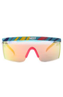 The NEFF Sunglasses Brodie in Wild Tiger White