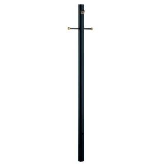 Acclaim Lighting Direct Burial Lamp Posts Collection 7 ft. Matte Black Smooth with Crossarm and Photocell Lamp Post 96 320BK