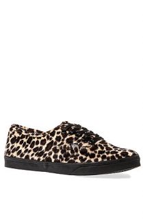 Vans Footwear Sneaker Authentic Lo Pro Sneaker in Furry Leopard Black