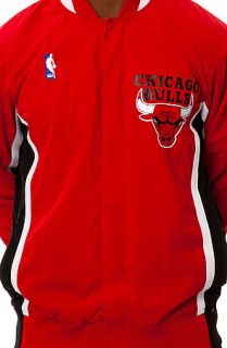 Mitchell & Ness Jacket Chicago Bulls Warm Up in Black