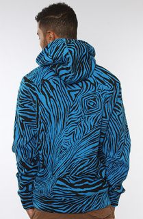 TRUKFIT The Zebra Pullover Hoody in Blue