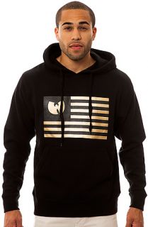 Wutang Brand Limited Hoodie Iron Flag Pullover in Black