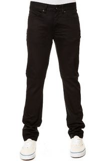 KR3W The K Slim 5 Pocket Twill Pants in Black