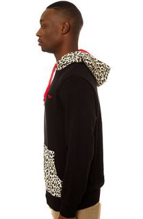 Scout Hoody Setup Pullover in Black and CHeetah