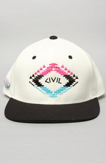 Civil The Aztec Snapback Cap in Cream