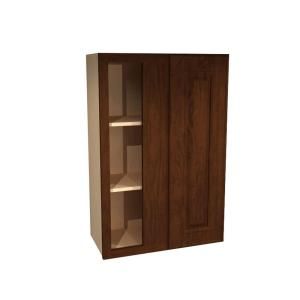 Home Decorators Collection 27x30x12 in. Assembled Wall Blind Corner Cabinet in Roxbury Manganite Glaze WBCU2730L RMG