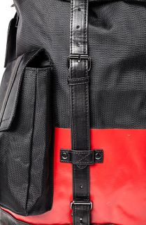 Black Scale Backpack Cadaver in Red