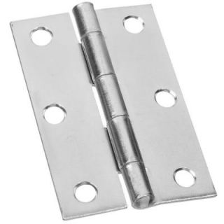 Stanley National Hardware 3 in. Narrow Utility Hinge Non Removable Pin with Screws CD838 FSP 3 HINGE 2C
