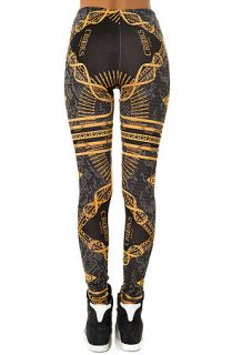 Crooks and Castles Leggings The Regalia Noir in Black