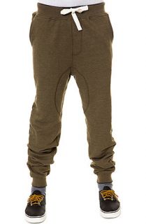 Allston Outfitters Pants Solid Slouchy Knit Heather Olive