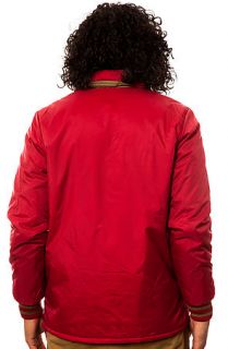 Obey Jacket Sideline in Burgundy