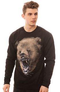 Rook Crewneck Grizzly Sweatshirt in Black