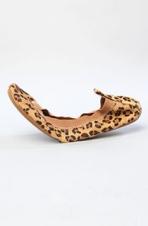 Yosi Samra Shoe Leopard Flat in Pony Hair