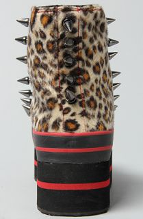 Y.R.U. Sneaker Print Platform Sneaker in Leopard