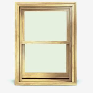 JELD WEN W 2500 Series Double Hung Wood Windows, 32 in. x 38 in., Natural, with LowE Insulated Glass Q82160