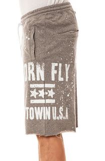 Born Fly Shorts Mito Fleece in Grey