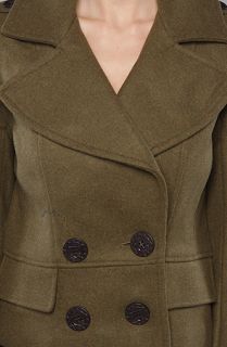 Spiewak  The Beekman Pea Coat in Olive