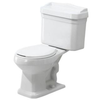 Foremost Series 1930 2 Piece 1.6 GPF Round Toilet Combo in White TL 1930 W