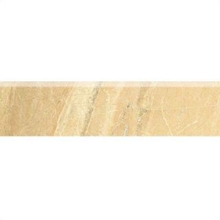 Daltile Ayers Rock Golden Ground 3 in. x 13 in. Glazed Porcelain Bullnose Floor and Wall Tile AY02S43E91P1