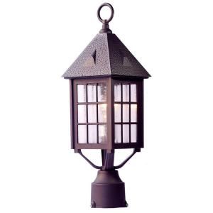 Acclaim Lighting Outer Banks Collection 1 Light Post Mount Outdoor Architectural Bronze Light Fixture 77ABZ