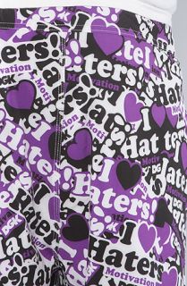 DGK The Haters Collage Boardshorts in Purple