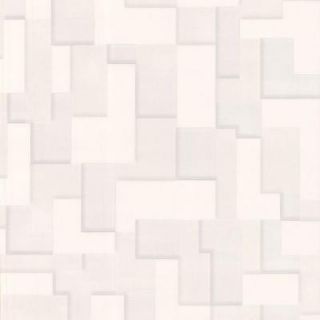 Graham & Brown 56 sq. ft. Checker White Wallpaper 30 179