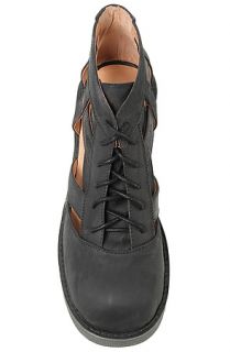 Jeffrey Campbell The Thomb Boot in Black Distressed