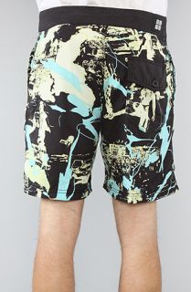 Insight The Clash City Riots Mid Boardshorts in Floyd Black Clash