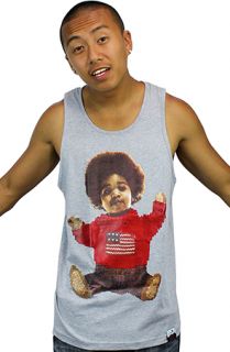 1st Class Biggie Sitdown Tank Top in Heather Gray