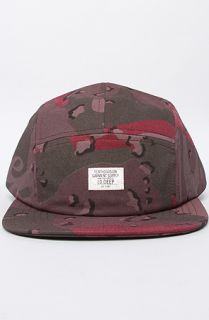 10 Deep The Ironsides Navigator Hat in Burgundy Chips