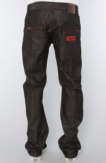 LRG The Resolutionaries True Straight Fit Jeans in Raw Black Wash