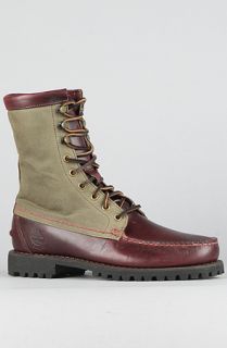 Timberland The Timberland Heritage 8 Rugged Hand Sewn Boot in Brown Green