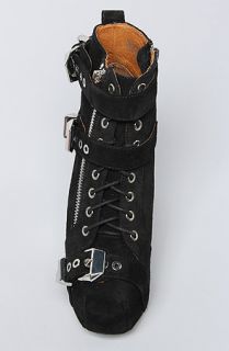 Jeffrey Campbell Shoe Buckled in Black