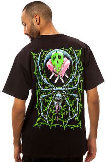 Ice Cream The Cryface Spider Tee in Black