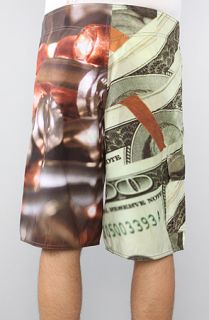 Crooks and Castles The Blood Money Boardshorts in Sublimated Print