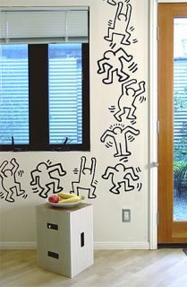 Blik The Keith Haring Dancers Wall Decal