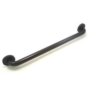 WingIts Premium 42 in. x 1.25 in. Polyester Painted Stainless Steel Grab Bar in Oil Rubbed Bronze (45 in. Overall Length) WGB5YS42ORB