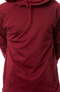 ARSNL The Grade Cowl Neck in Maroon French Terry
