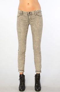 BLANK NYC LOW RISE GRAY DOT SKINNY JEANS GRAY