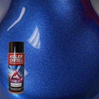 Alsa Refinish 12 oz. Stylin Basecoats Deep Blue Killer Cans Spray Paint KC ASB 05