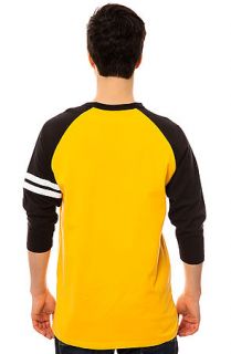 Hawke & Dumar Tee Football Champions Raglan Gold Black