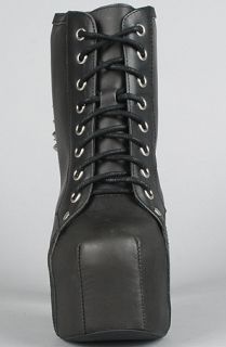 Jeffrey Campbell The Spike Shoe in Black with Silver Studs